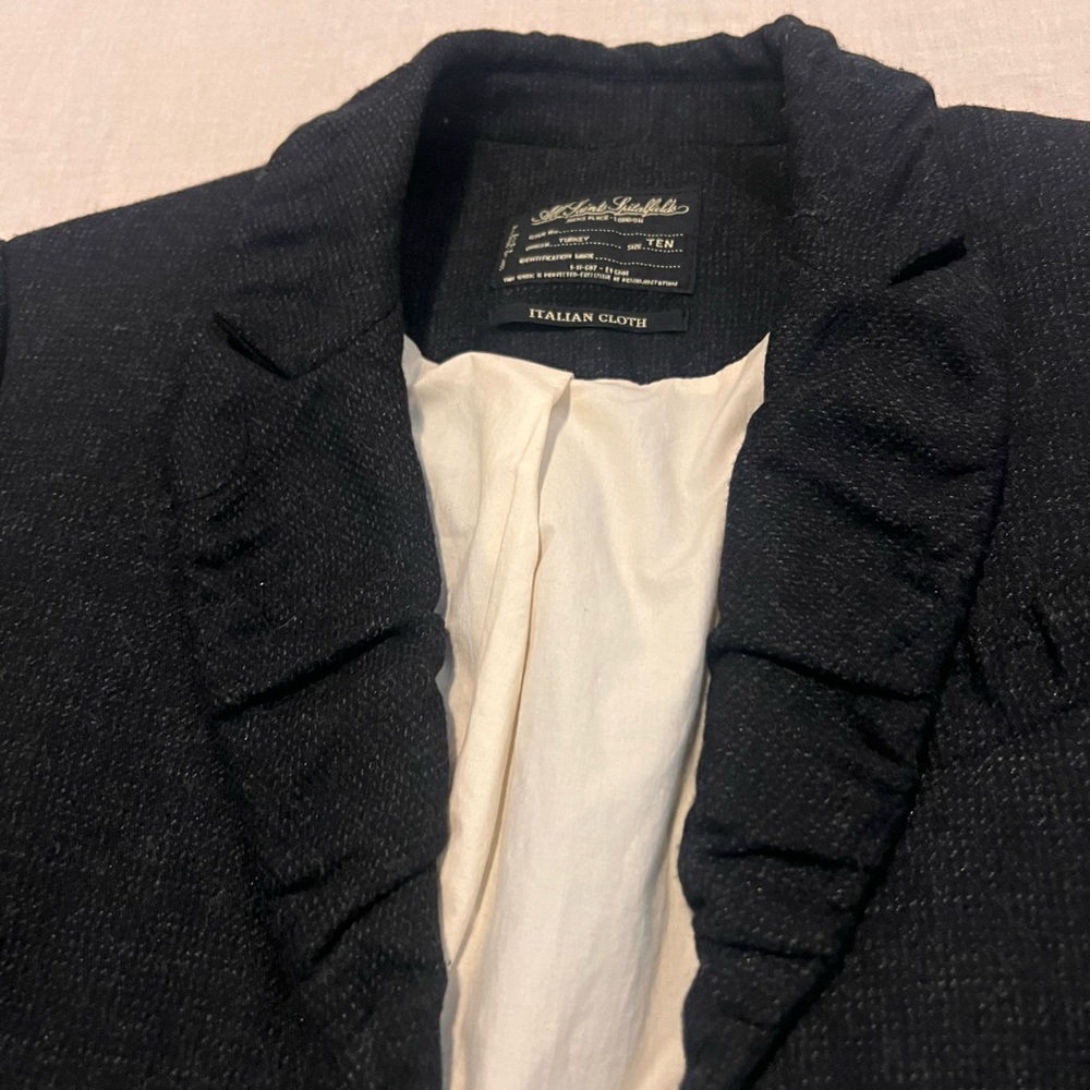All Saints Italian cloth blazer. Women’s Black.